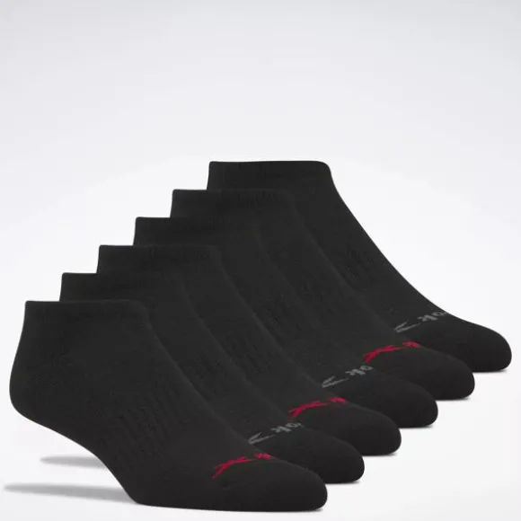 Socks^Reebok Basic Low-Cut Socks 6 Pairs Black