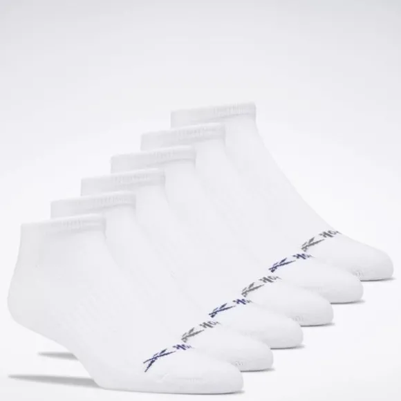 Socks^Reebok Basic Low-Cut Socks 6 Pairs White