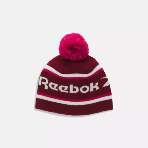 Hats & Gloves | Hats & Gloves^Reebok Classic Beanie with Pompom SemiProudPink
