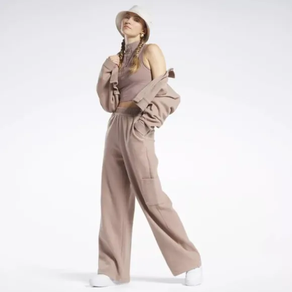 Tops & T-shirts^Reebok Classics Cropped Fitted Jersey Tank Top Taupe