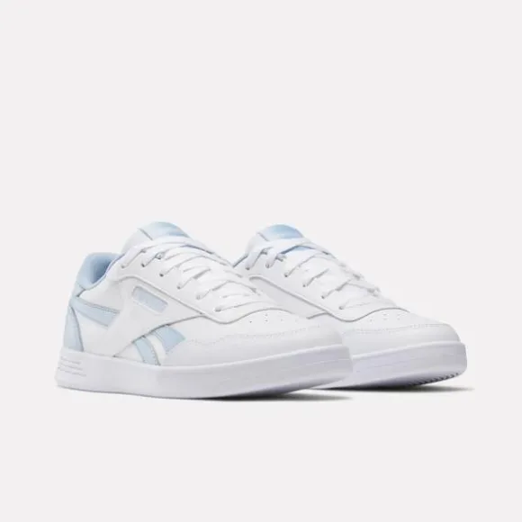 Shoes Under $100^Reebok Court Advance Shoes FtwrWhite/Y2KBlue/UpgradeBlue