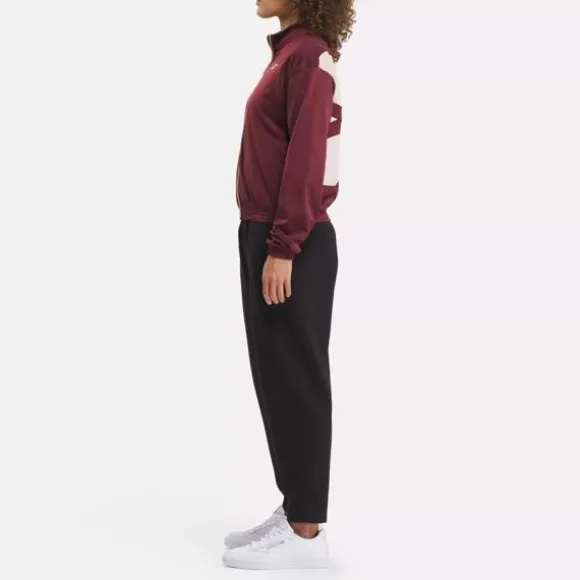 Jackets | Trending: Matching Sets^Reebok Identity Back Vector Tricot Track Jacket ClassicMaroon