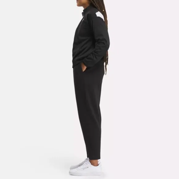 Jackets | Trending: Matching Sets^Reebok Identity Back Vector Tricot Track Jacket Black