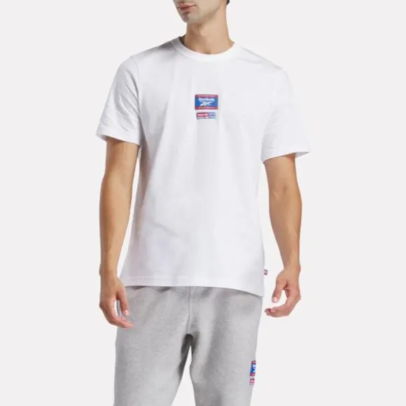 Tops & T-shirts^Reebok Identity Badge T-Shirt White