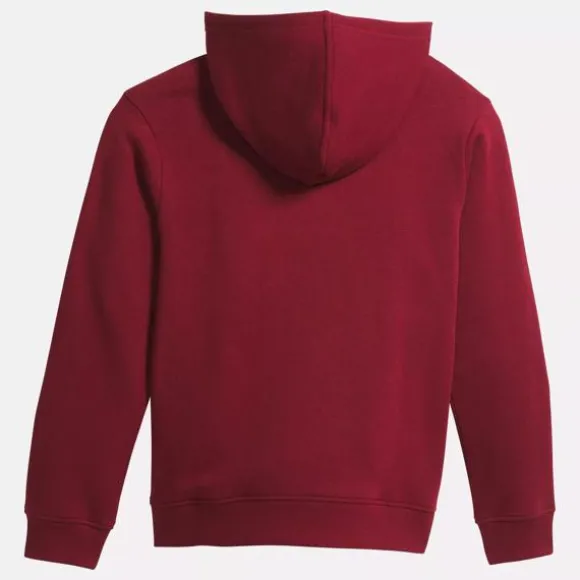 Little Kids' Clothing (sizes 4-7) | Little Kids' Shoes (sizes 10.5k-3)^Reebok Identity Big Hoodie - Big Kids Maroon/White/PumpOrange