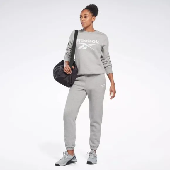 Hoodies & Sweatshirts^Reebok Identity Big Logo Fleece Crew Sweatshirt MediumGreyHeather