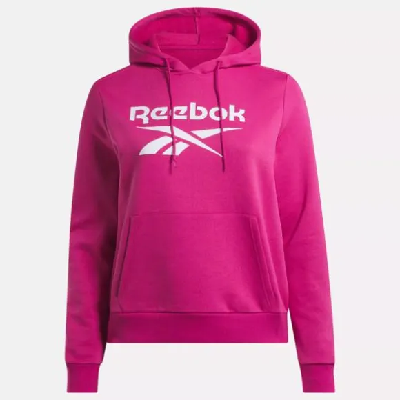 Plus Size (1x-4x) | Hoodies & Sweatshirts^Reebok Identity Big Logo Fleece Hoodie (Plus Size) SemiProudPink