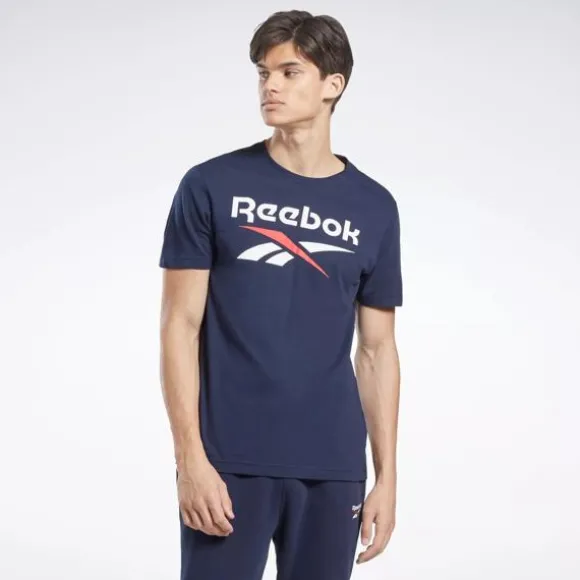 Tops & T-shirts^Reebok Identity Big Logo T-Shirt VectorNavy