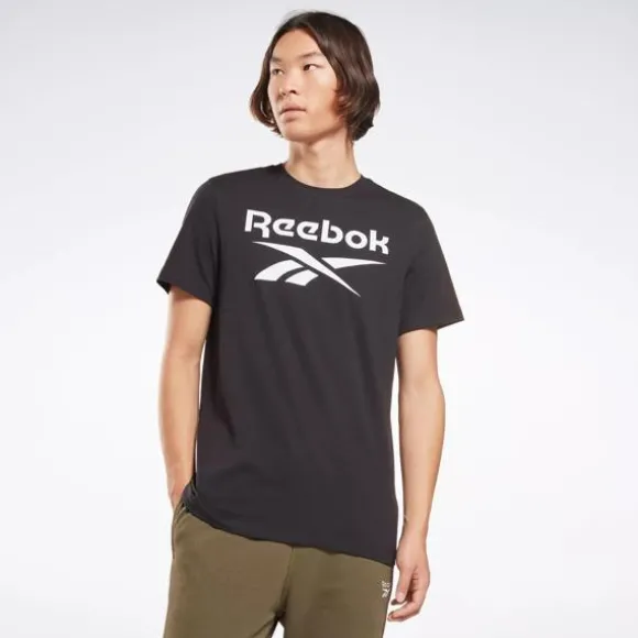Tops & T-shirts^Reebok Identity Big Logo T-Shirt Black