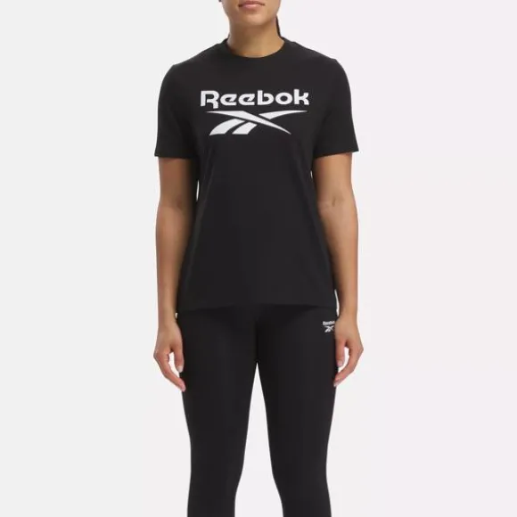 Tops & T-shirts^Reebok Identity Big Logo T-Shirt Black