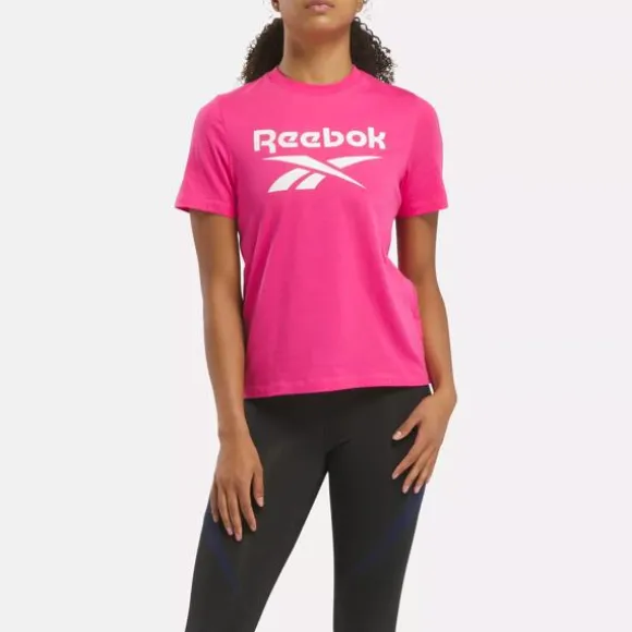 Tops & T-shirts^Reebok Identity Big Logo T-Shirt BoldPink