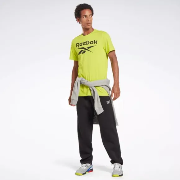 Tops & T-shirts^Reebok Identity Big Logo T-Shirt AcidYellow