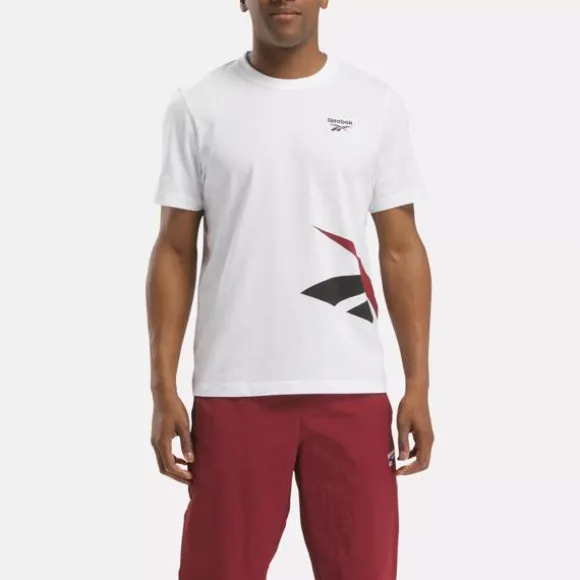 Tops & T-shirts^Reebok Identity Cross Check T-Shirt White