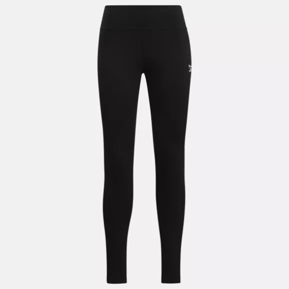 reebok_identity_small_logo_cotton_leggings_3.webp Pants & Sweatpants | Leggings & Tights^Reebok Identity Small Logo Cotton Leggings Black
