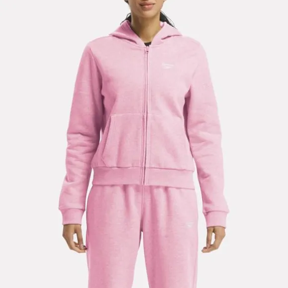 Hoodies & Sweatshirts^Reebok Identity Small Logo Fleece Full-Zip Hoodie AstroRose