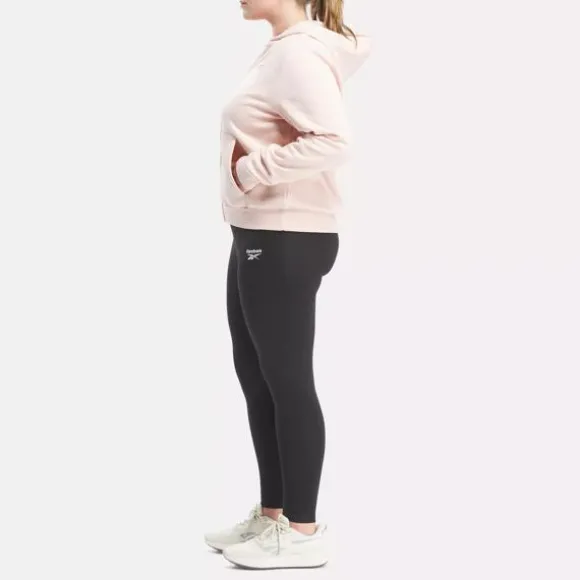 Plus Size (1x-4x) | Hoodies & Sweatshirts^Reebok Identity Small Logo Fleece Full-Zip Sweatshirt (Plus Size) PossiblyPink