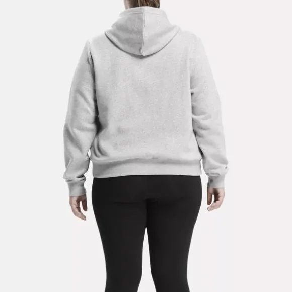 Plus Size (1x-4x) | Hoodies & Sweatshirts^Reebok Identity Small Logo Fleece Full-Zip Sweatshirt (Plus Size) MediumGreyHeather