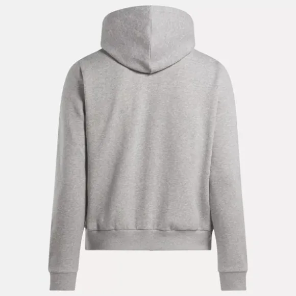 Plus Size (1x-4x) | Hoodies & Sweatshirts^Reebok Identity Small Logo Fleece Full-Zip Sweatshirt (Plus Size) MediumGreyHeather