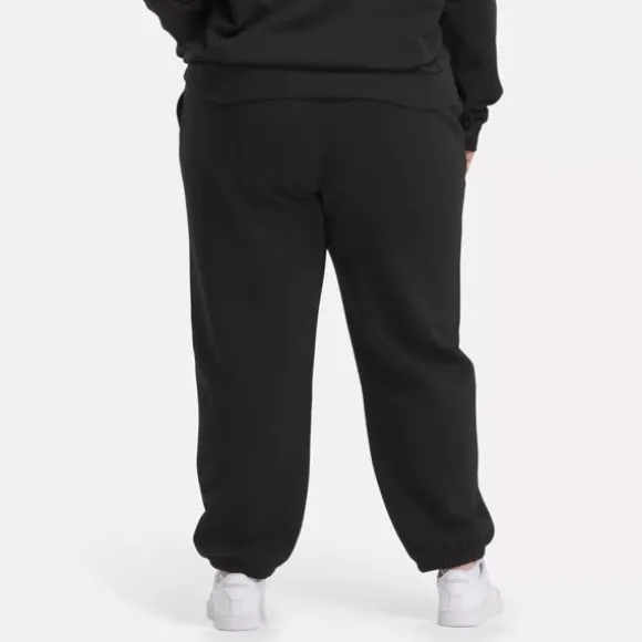reebok_identity_small_logo_fleece_joggers_plus_size_2-2.webp Plus Size (1x-4x) | Pants & Sweatpants^Reebok Identity Small Logo Fleece Joggers (Plus Size) Black