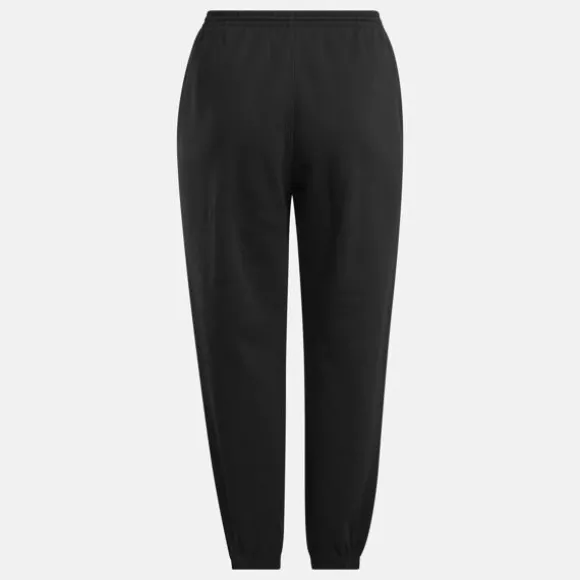 reebok_identity_small_logo_fleece_joggers_plus_size_6.webp Plus Size (1x-4x) | Pants & Sweatpants^Reebok Identity Small Logo Fleece Joggers (Plus Size) Black