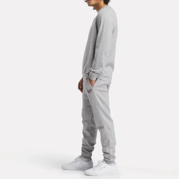 Pants & Sweatpants^Reebok Identity Small Logo Fleece Pants MediumGreyHeather