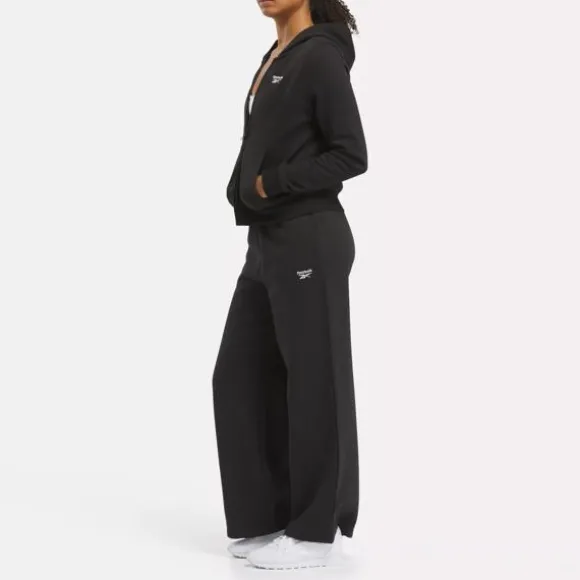 Pants & Sweatpants^Reebok Identity Small Logo Fleece Wide Leg Pants Black