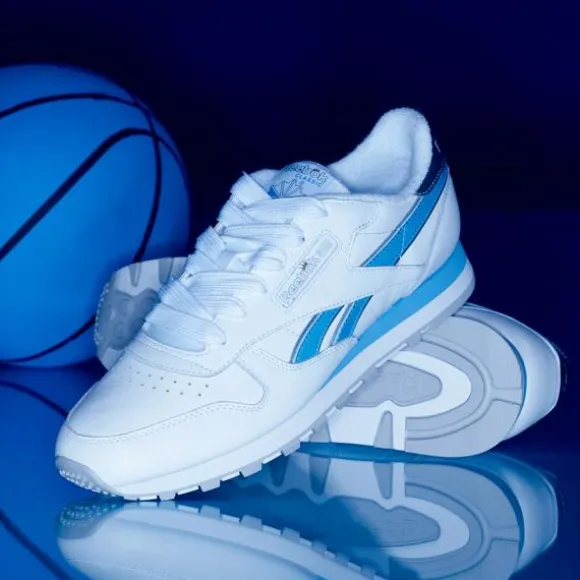 Classics | Shoes Under $100^Reebok x Angel Classic Leather Shoes Silver/AlwaysBlue/White