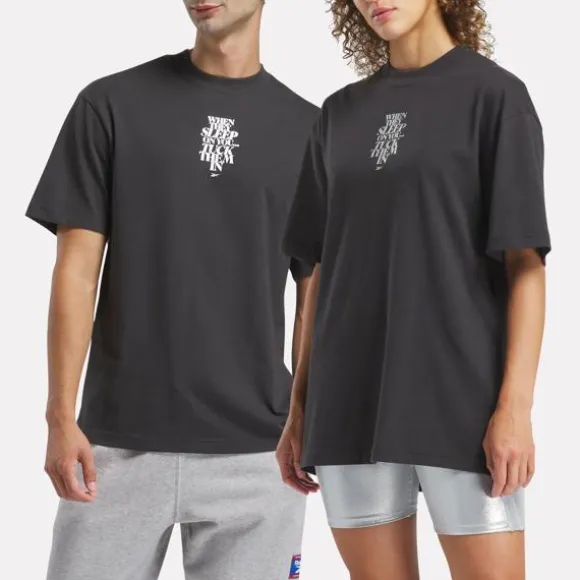 Tops & T-shirts | Tops & T-shirts^Reebok x Angel Graphic T-Shirt WashedBlack