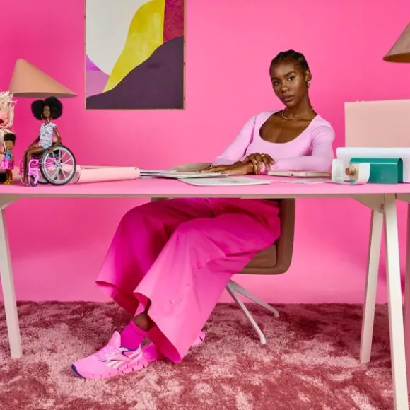 Pants & Sweatpants | Trending: 90’s Classics^Reebok x Barbie Wide Leg Track Pants PinkParadise