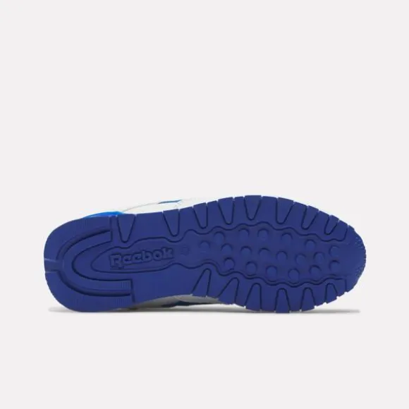 Little Kids' Shoes (sizes 10.5k-3) | Little Kids' Shoes (sizes 10.5k-3)^Reebok x Blippi Classic Leather Step 'N' Flash Shoes - Preschool White/Blue/Orange