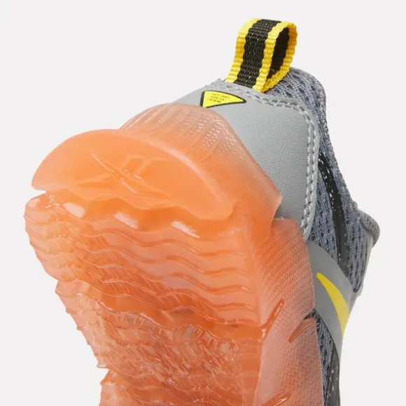 Baby & Toddler Shoes (sizes 1k-10k) | Baby & Toddler Shoes (sizes 1k -10k)^Reebok x Blippi Zig 'N' Glow Elastic Lace Shoes - Toddler Grey/Orange/Yellow