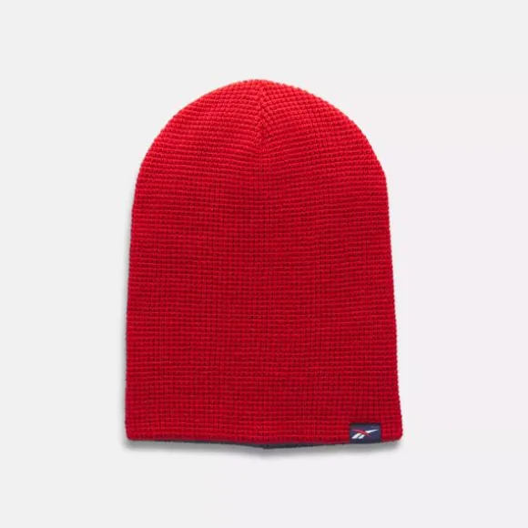 Hats & Gloves | Hats & Gloves^Reebok Reversible Slouchy Waffle Knit Hat VectorRed