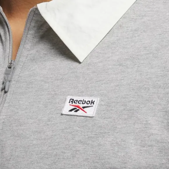 Tops & T-shirts | Trending: 90’s Classics^Reebok Sport Classics Quarter-Zip Shirt MediumGreyHeather