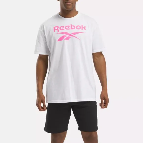 Tops & T-shirts | Trending: 90’s Classics^Reebok Stacked Big Logo T-Shirt White