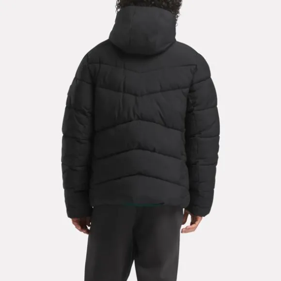 stretch_puffer_jacket_2.webp Jackets^Reebok Stretch Puffer Jacket Black