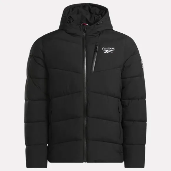 stretch_puffer_jacket_3.webp Jackets^Reebok Stretch Puffer Jacket Black