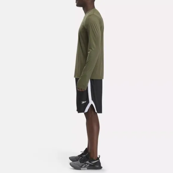 Tops & T-shirts^Reebok Training Long Sleeve Tech T-Shirt ArmyGreen