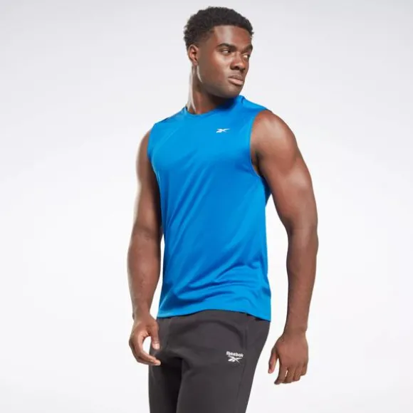 Tops & T-shirts^Reebok Training Sleeveless Tech T-Shirt VectorBlue