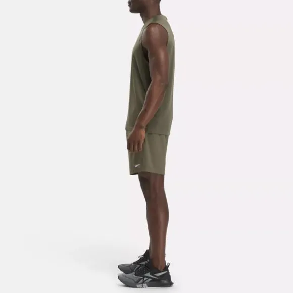 Tops & T-shirts^Reebok Training Sleeveless Tech T-Shirt ArmyGreen