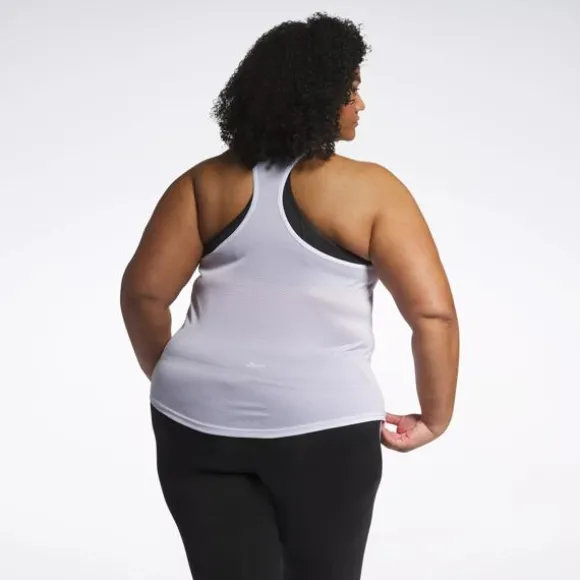 Plus Size (1x-4x) | Tops & T-shirts^Reebok Workout Ready Mesh Back Tank Top (Plus Size) White