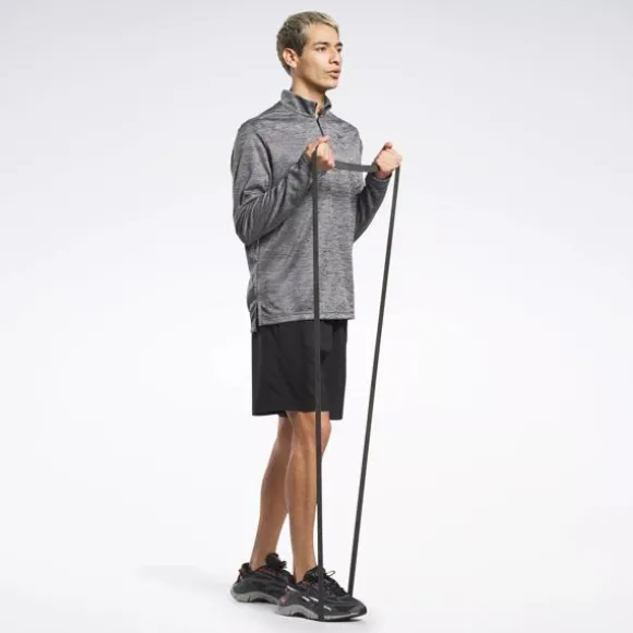 Hoodies & Sweatshirts^Reebok Workout Ready Quarter-Zip Top PureGrey3