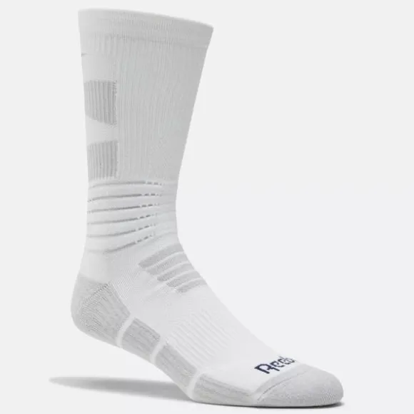 Socks | Trending: 90’s Classics^Reebok Zone Cushion Crew Socks White
